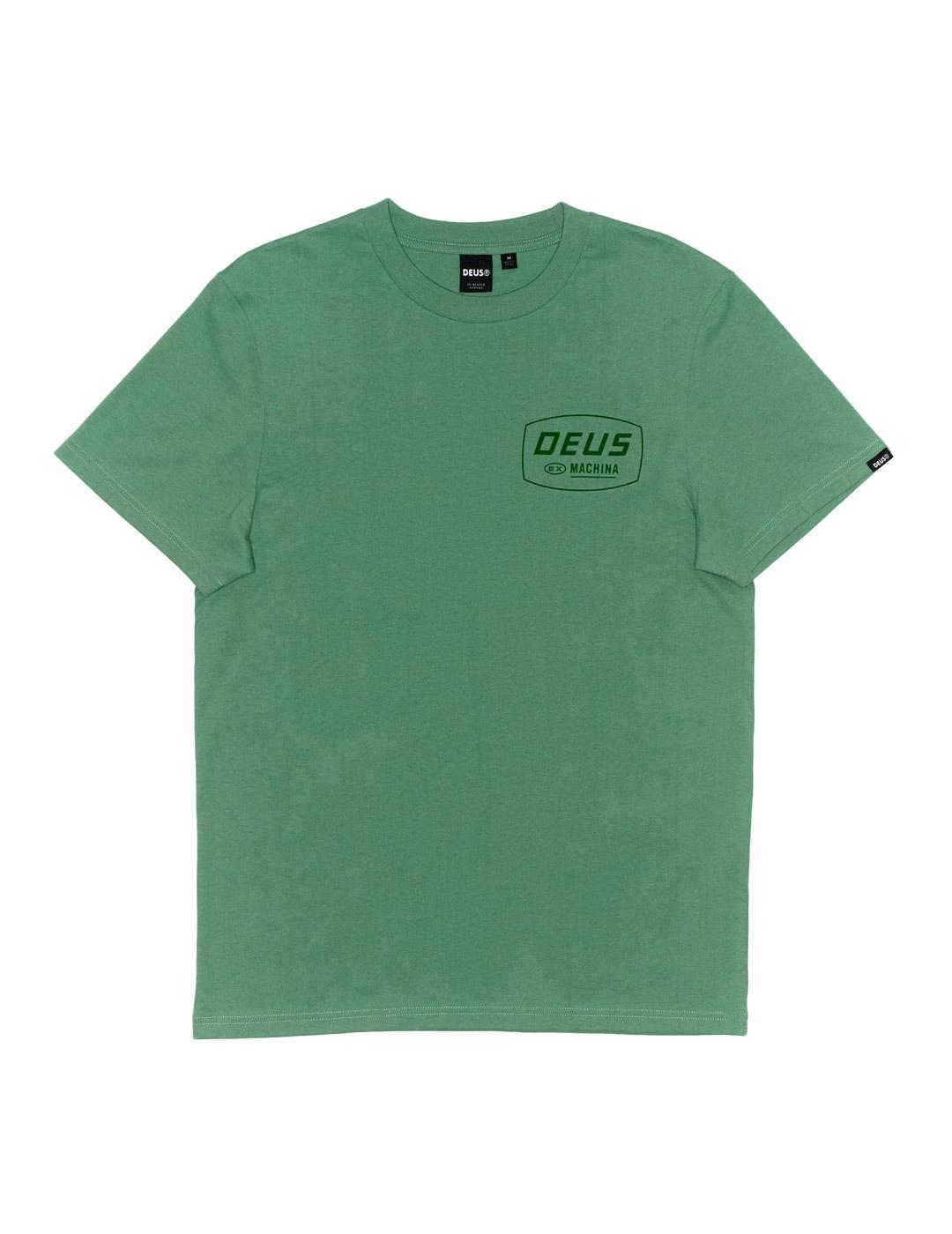 Deus Ex Machina Expo Camiseta Hombre Verde