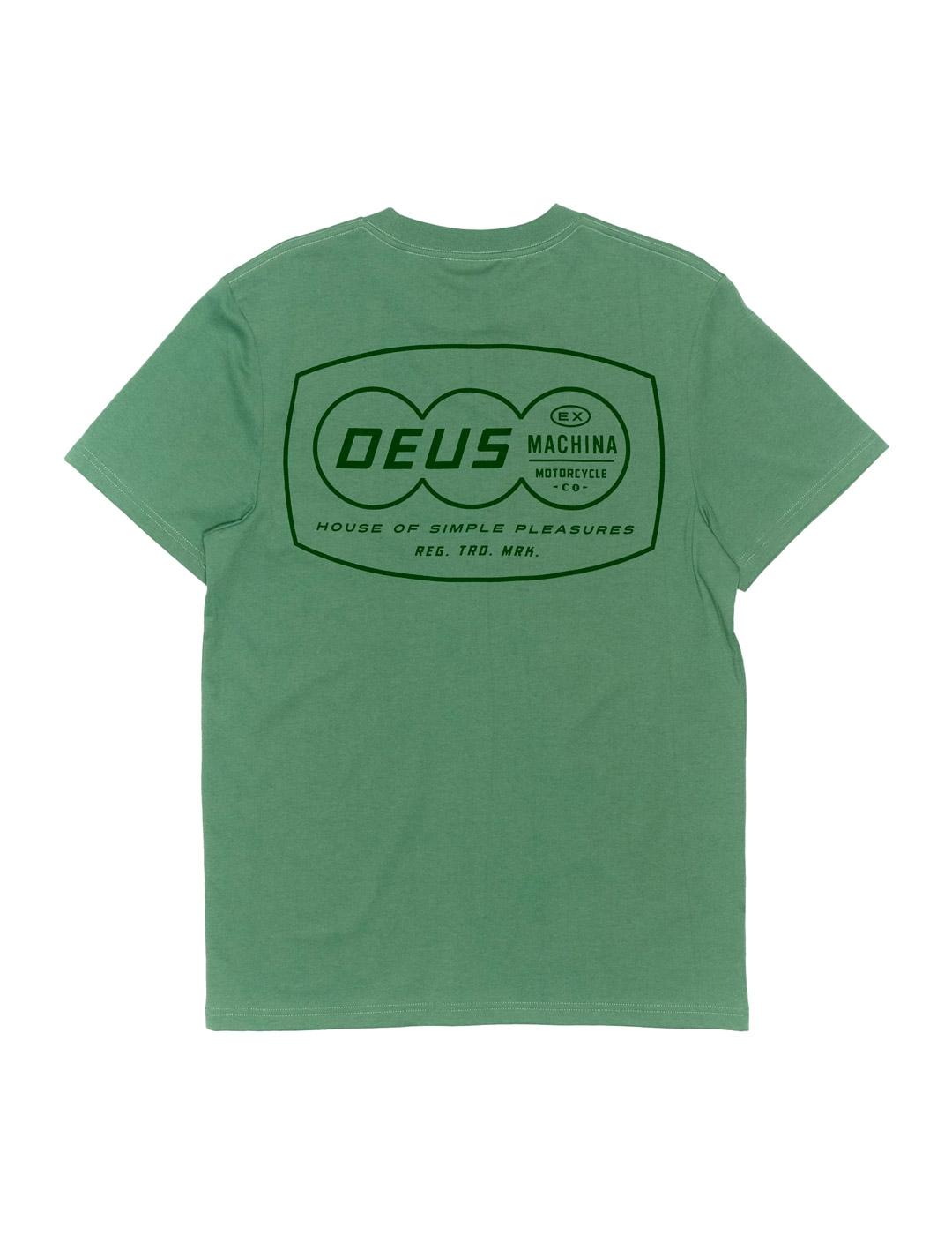 Deus Ex Machina Expo Camiseta Hombre Verde