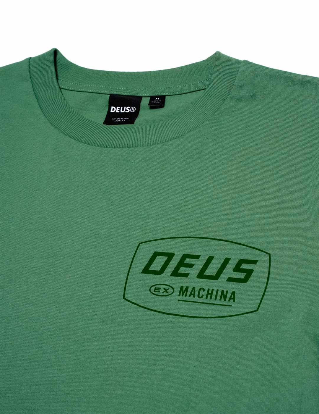 Deus Ex Machina Expo Camiseta Hombre Verde