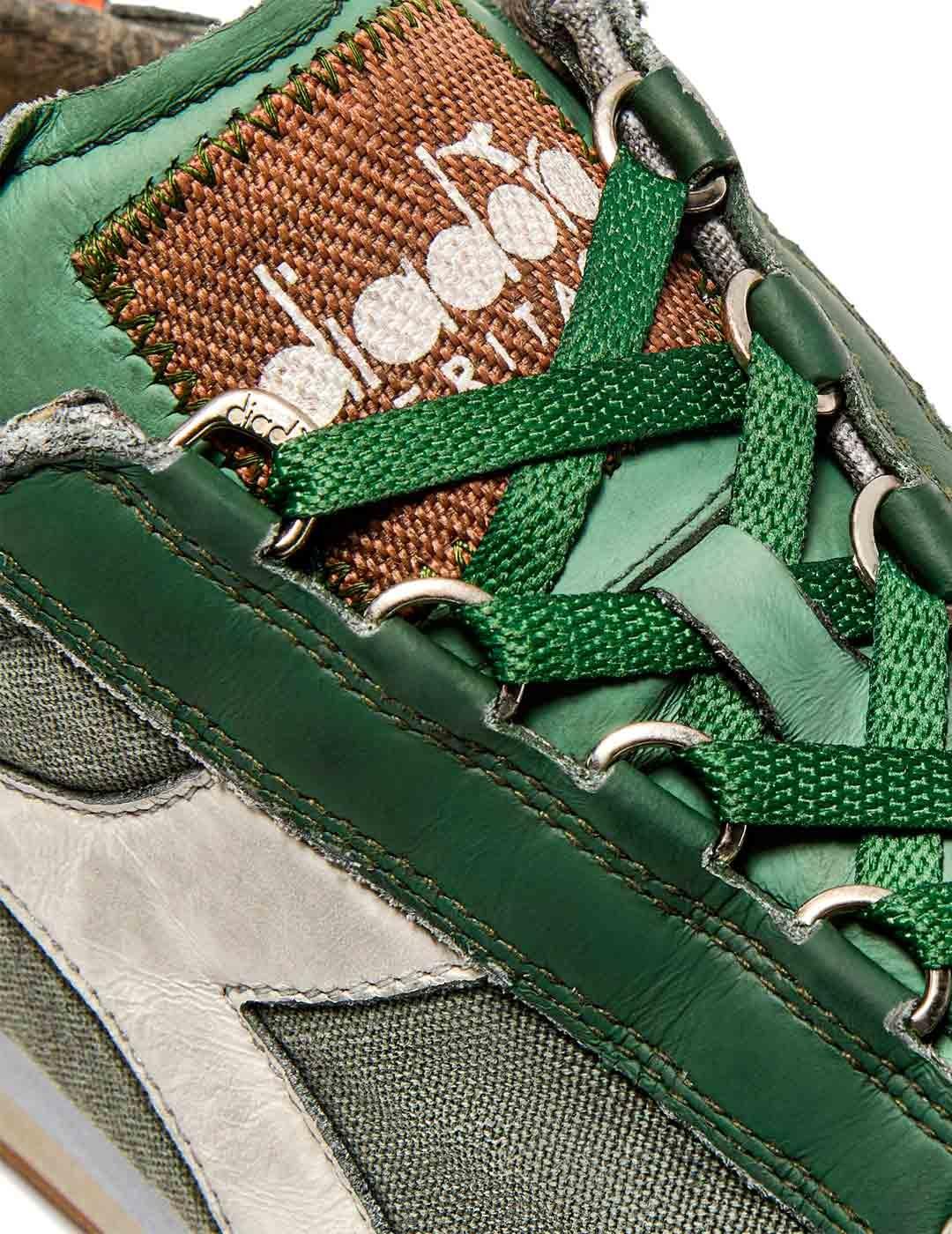 Diadora Heritage Equipe Dirty Zapatillas Hombre Shale Green