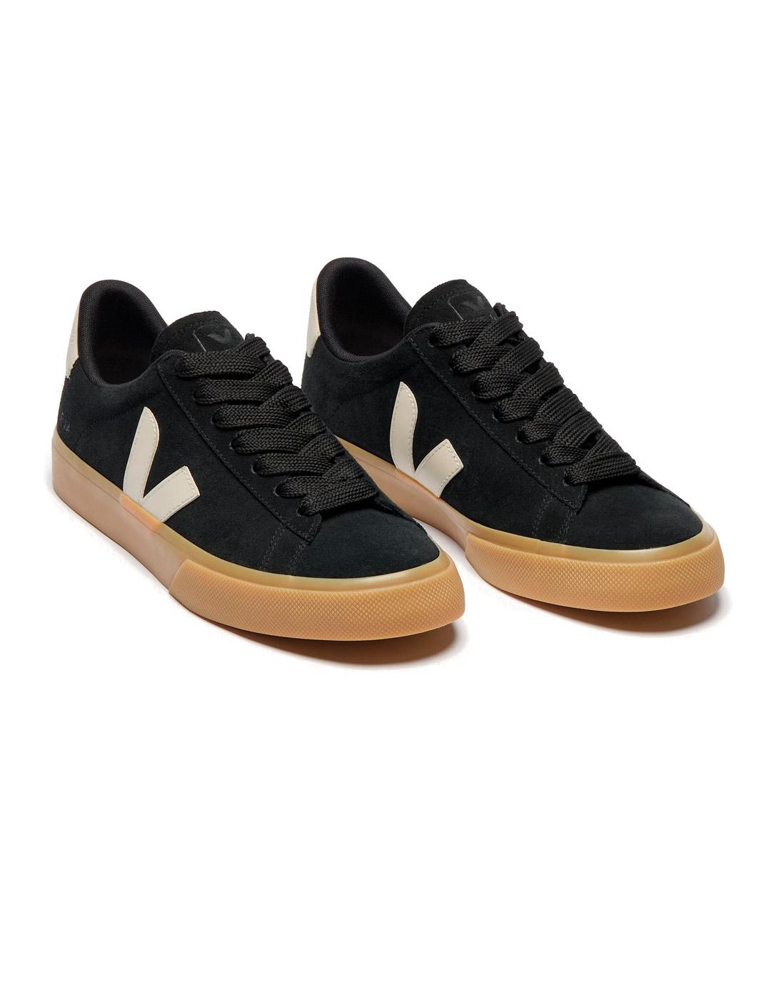 Veja Campo Zapatillas Bold Suede Black Pierre