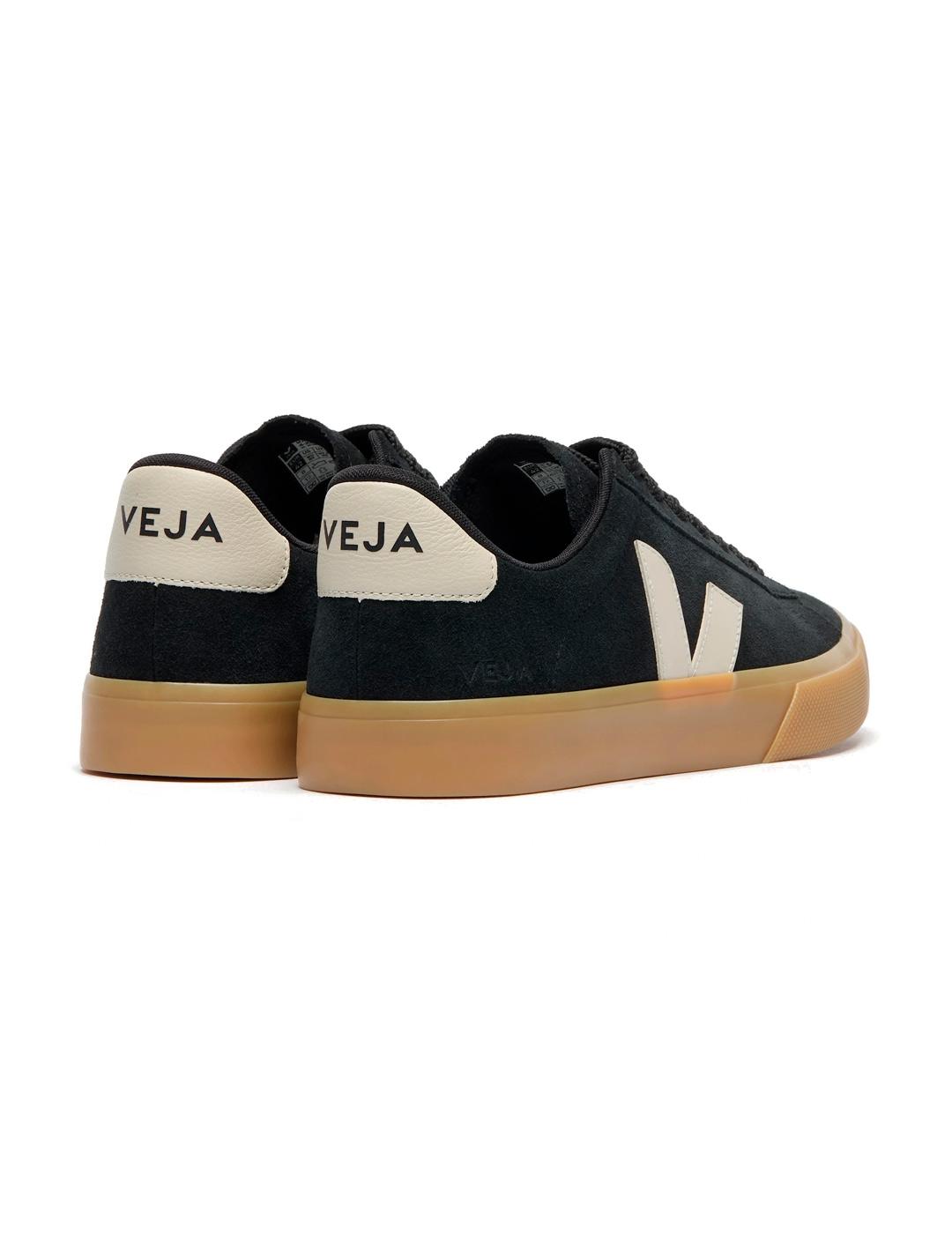 Veja Campo Zapatillas Bold Suede Black Pierre