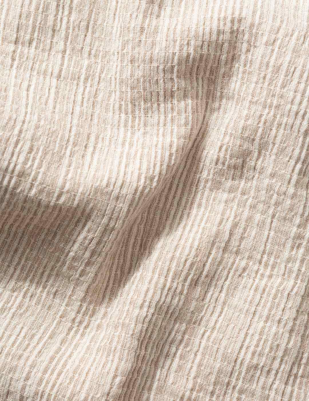 Edmmond Studios Snap Camisa Hombre Beige