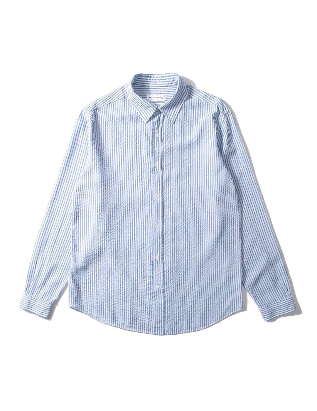 Edmmond Studios The Lobby Camisa Rayas Hombre Azul