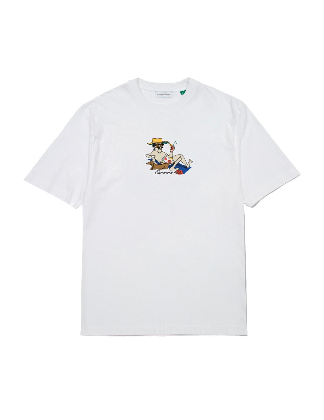 Edmmond Studios Balance Life Camiseta Hombre Blanca