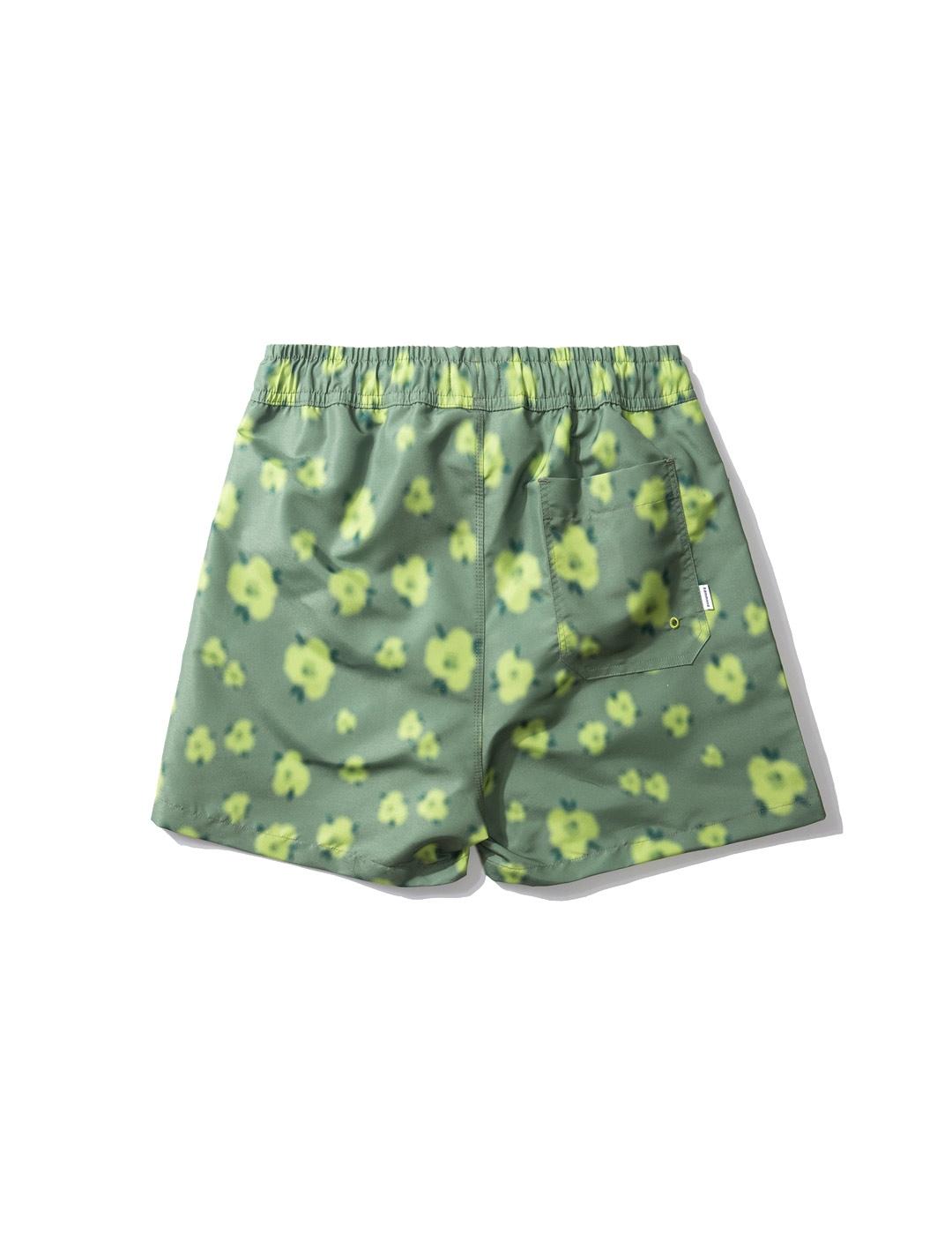 Edmmond Studios Blurred Bañador Hombre Verde Flores