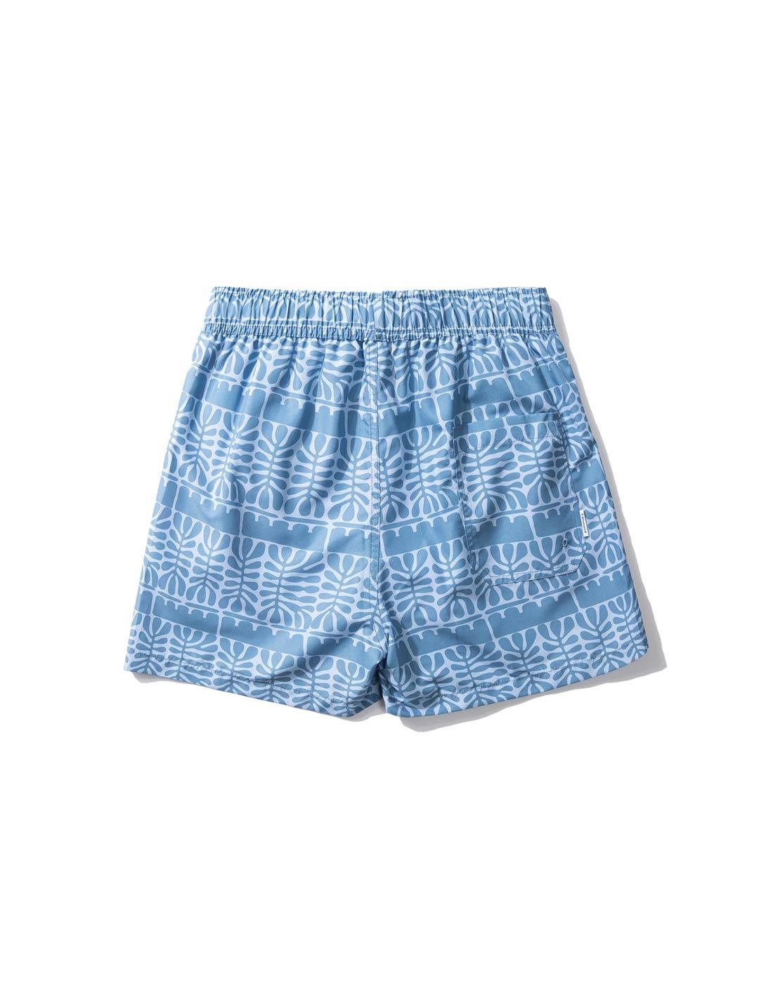  Edmmond Studios Leaves Bañador Hombre Azul