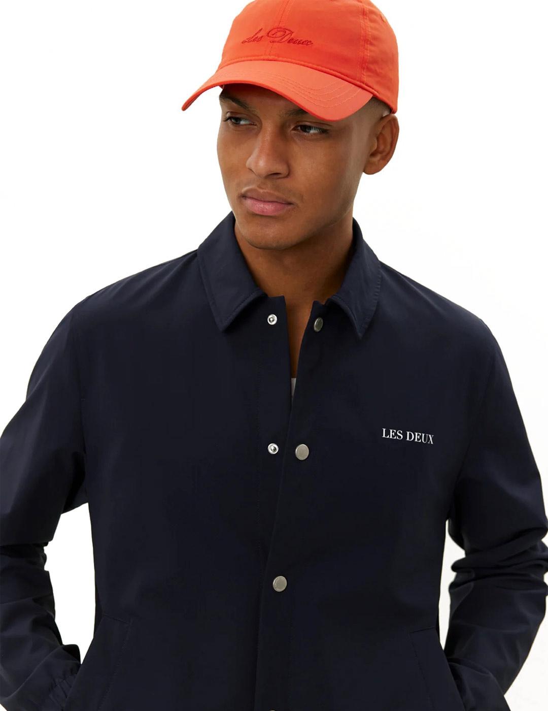  Les Deux Idris Coach Sobrecamisa Hombre Azul Marino