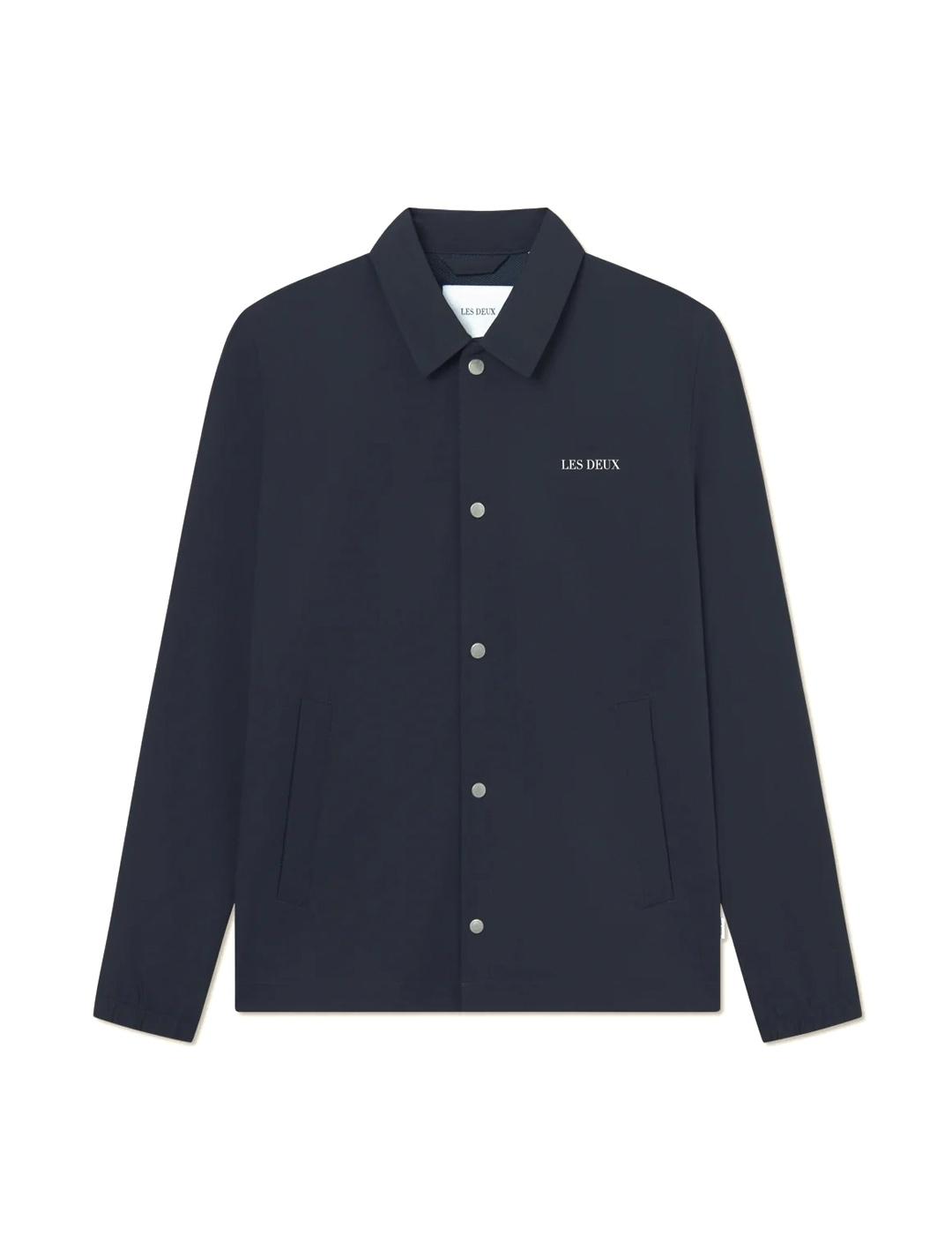  Les Deux Idris Coach Sobrecamisa Hombre Azul Marino