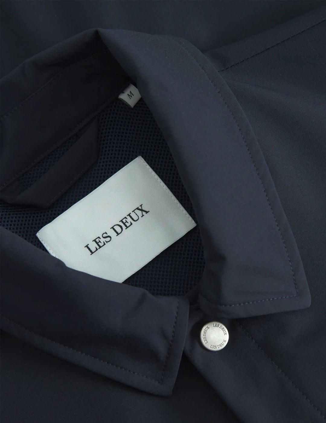  Les Deux Idris Coach Sobrecamisa Hombre Azul Marino