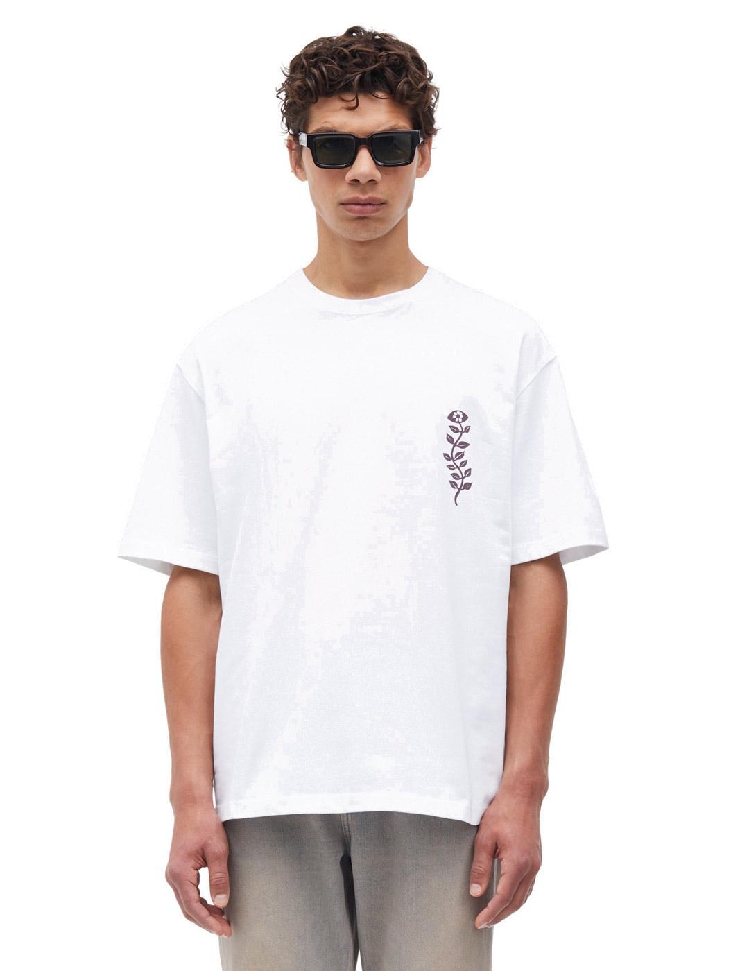 Samsoe Samsoe Camiseta Hombre Satime Blanca