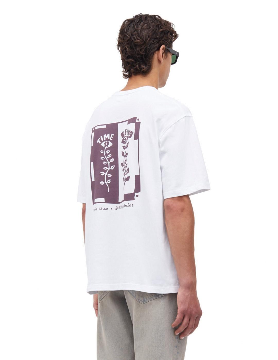 Samsoe Samsoe Camiseta Hombre Satime Blanca