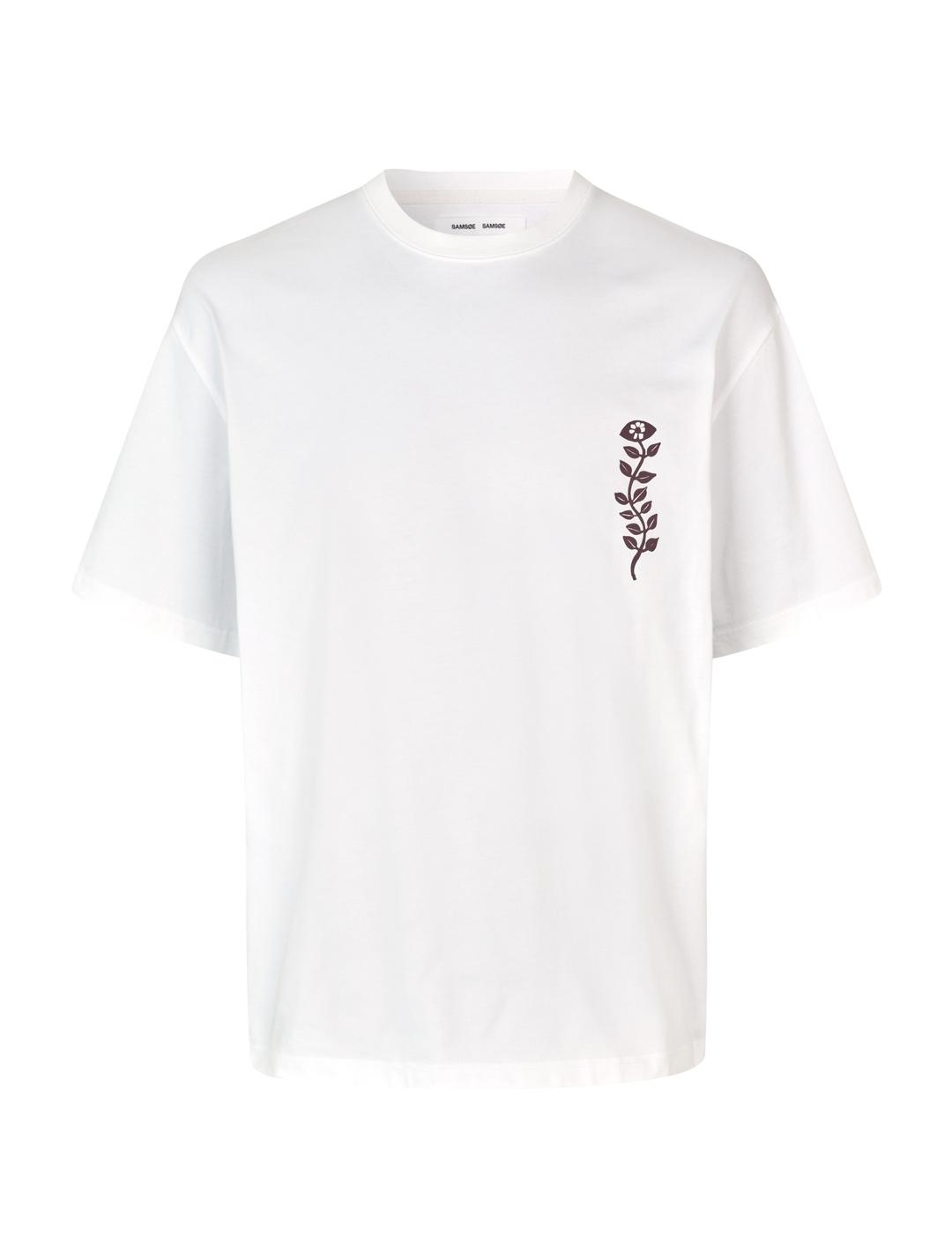 Samsoe Samsoe Camiseta Hombre Satime Blanca