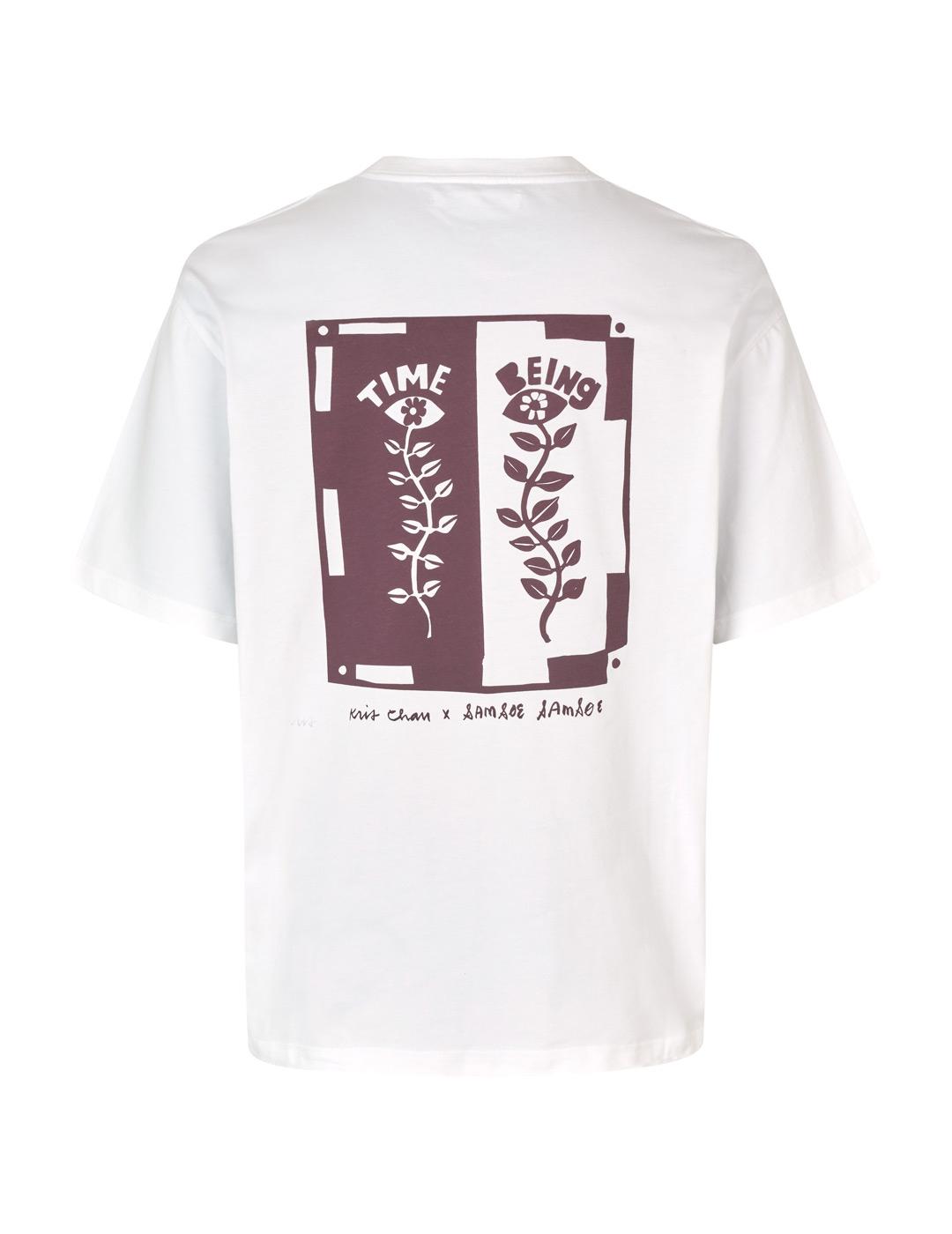 Samsoe Samsoe Camiseta Hombre Satime Blanca