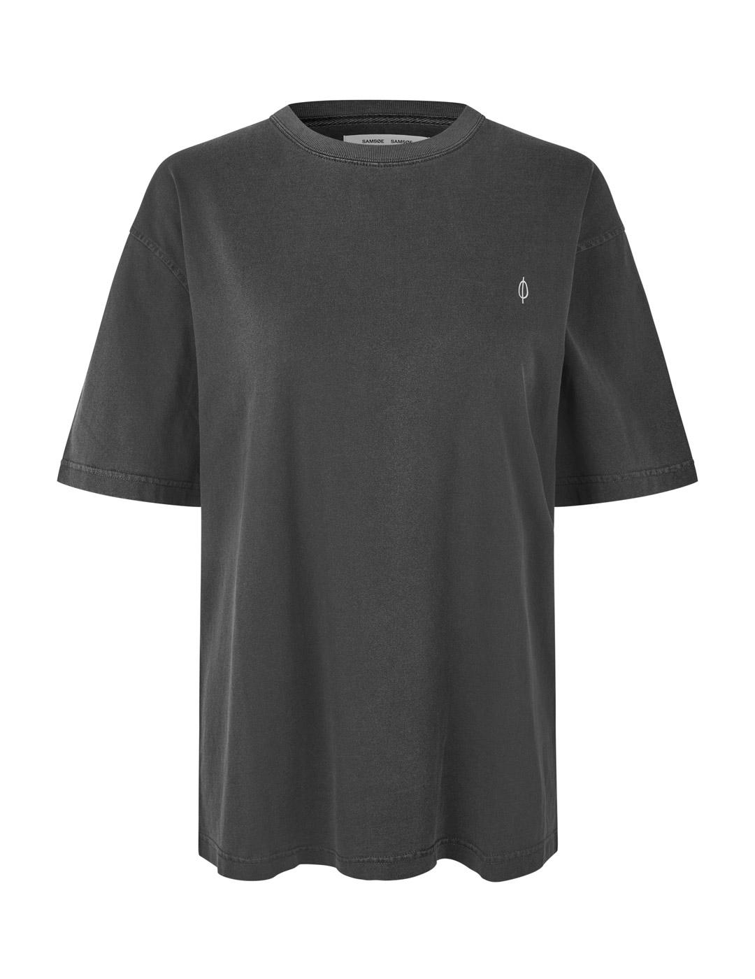 Samsoe Samsoe Camiseta Hombre Sawandering Gris Antracita