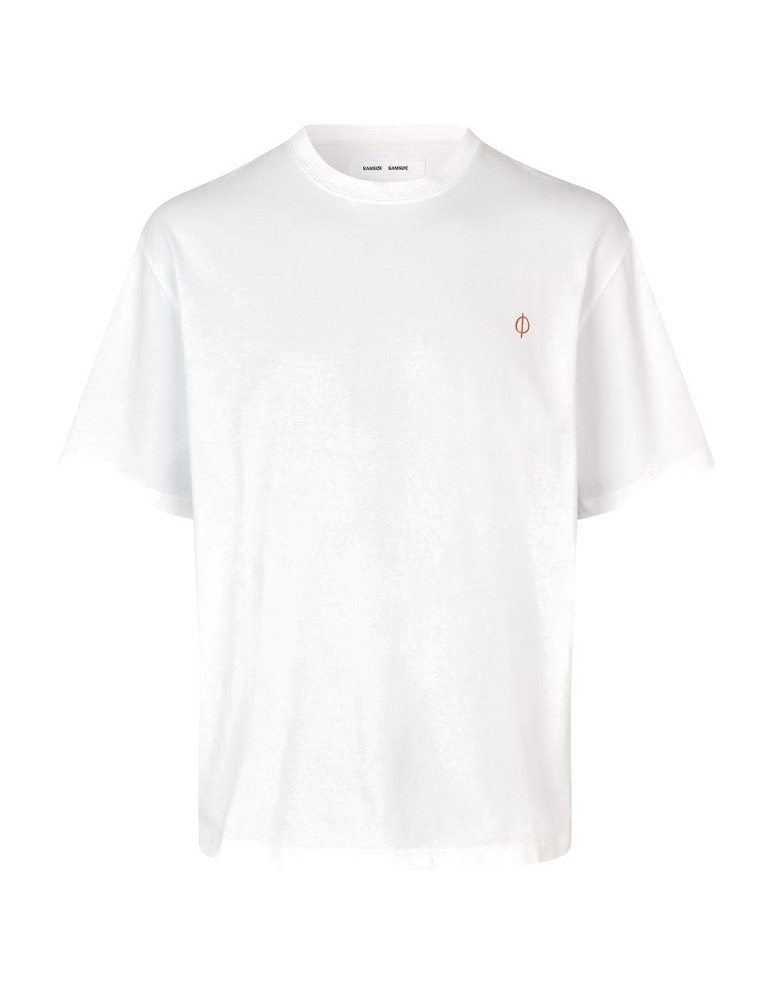 Samasoe Samsoe Camiseta Hombre Sawandering Blanca