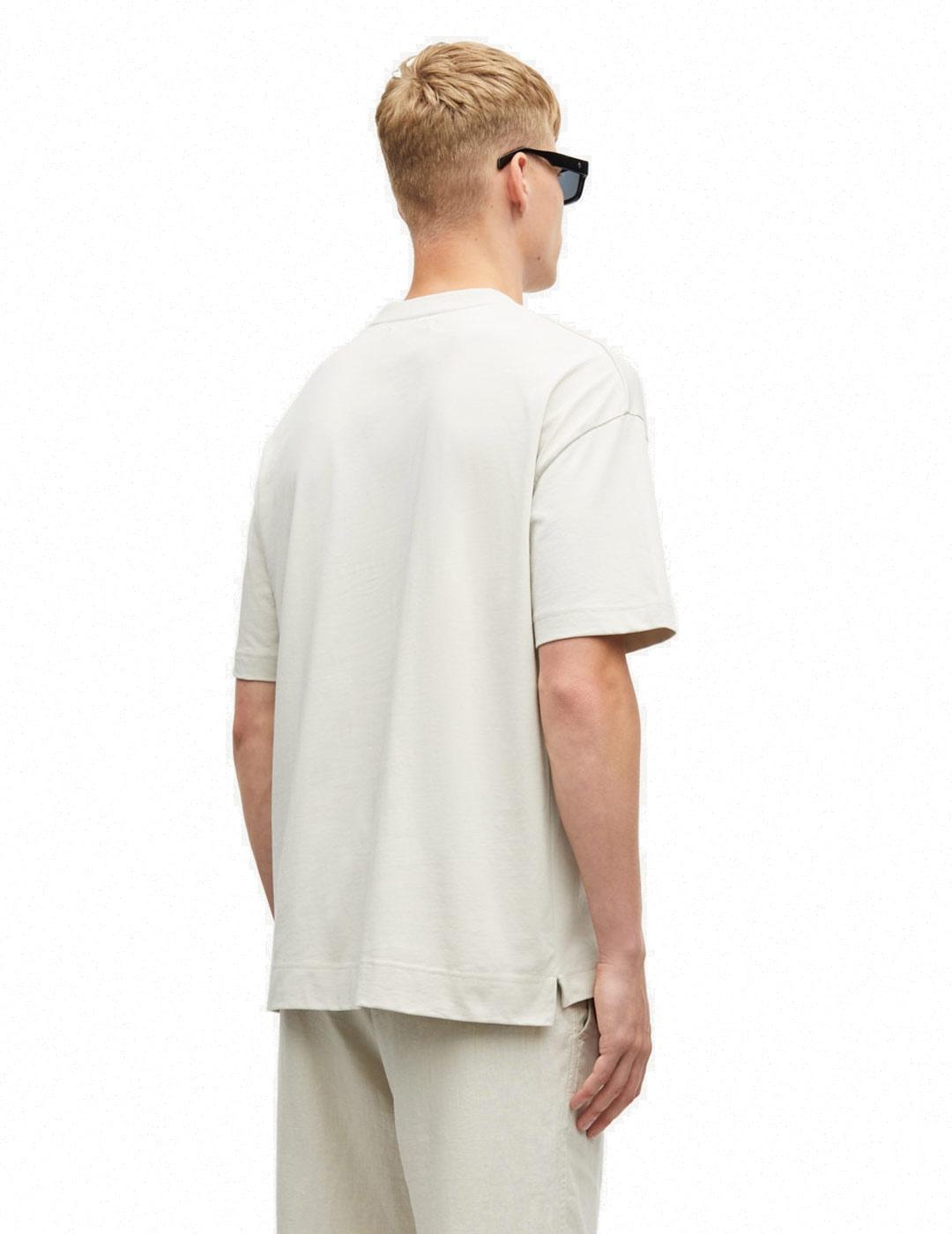 Samsoe Samsoe Camiseta Hombre Joel Beige