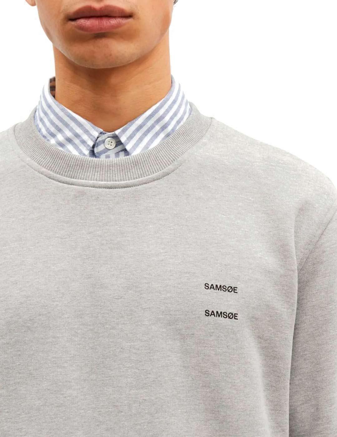 Samsoe Samsoe Sudadera Joel Gris