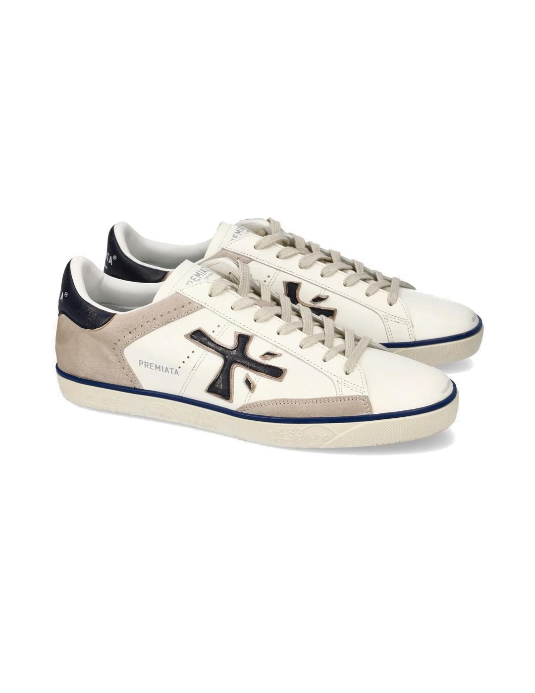 Premiata Steven 7285 Zapatillas Hombre Blancas