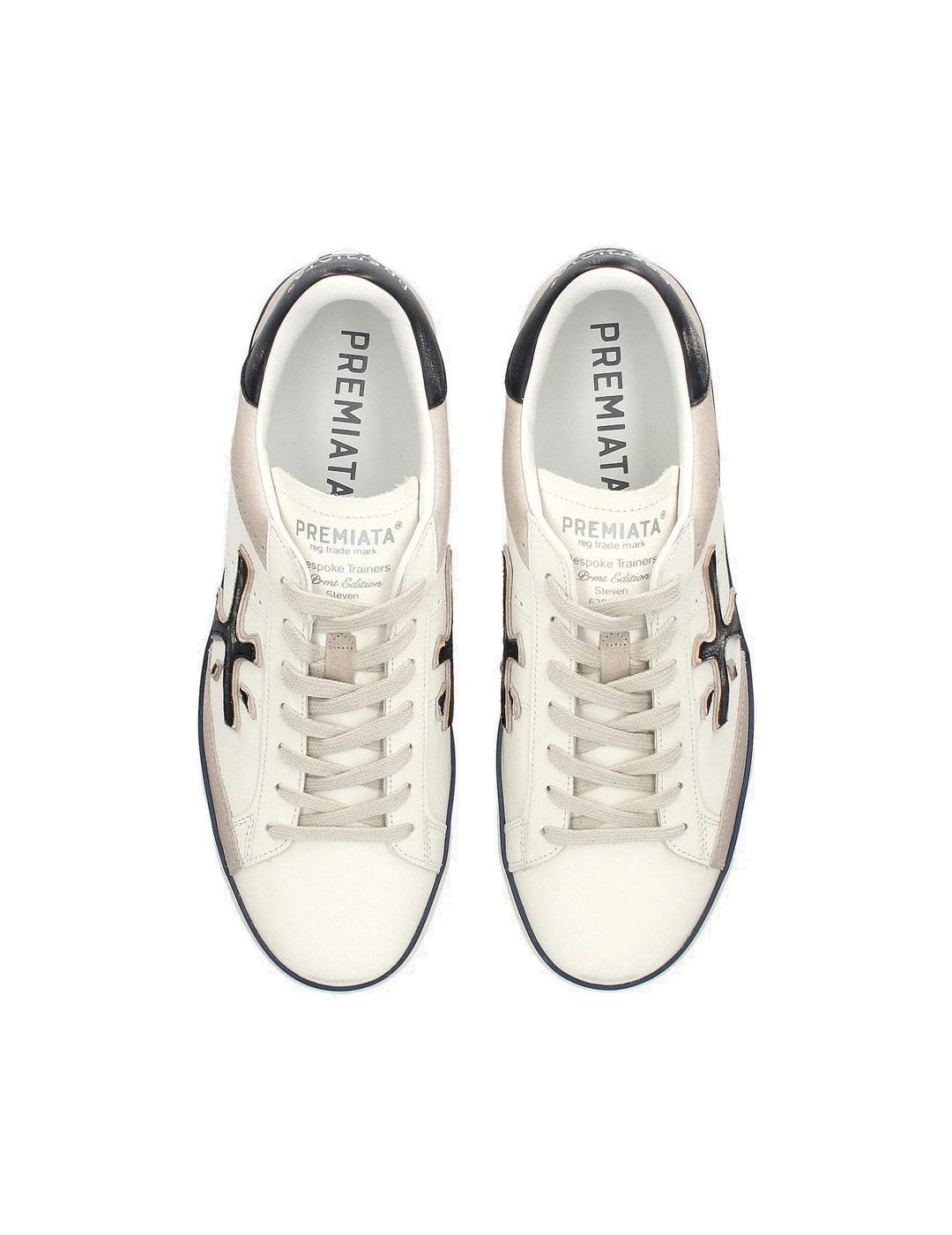Premiata Steven 7285 Zapatillas Hombre Blancas