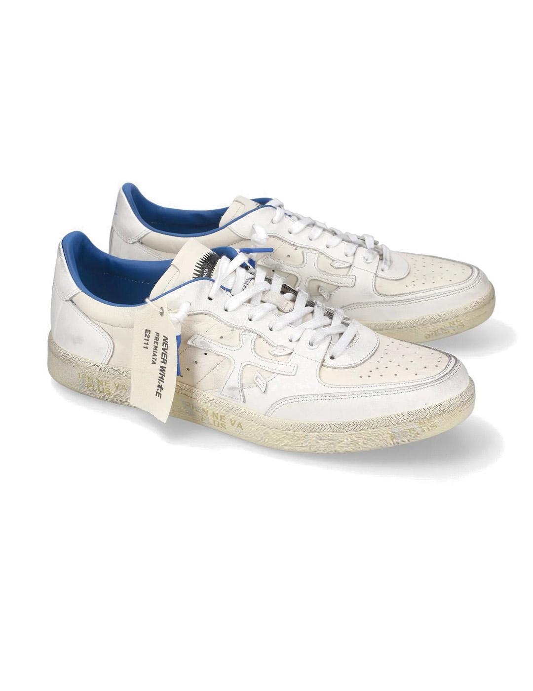 Premiata BSKT CLAY 7515 Zapatillas Hombre Blancas