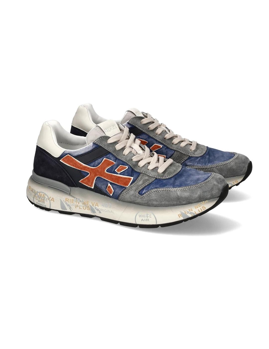 Premiata Mick 7215 Zapatillas Hombre Azul