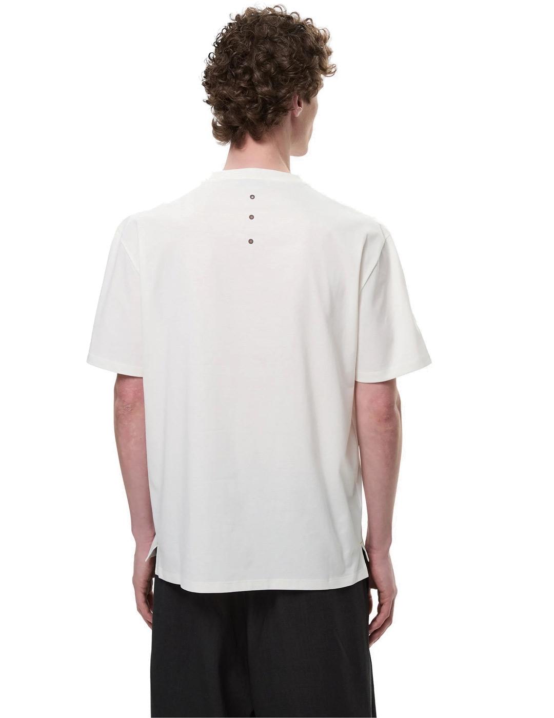 Premiata Camiseta Hombre Logo Blanco Roto