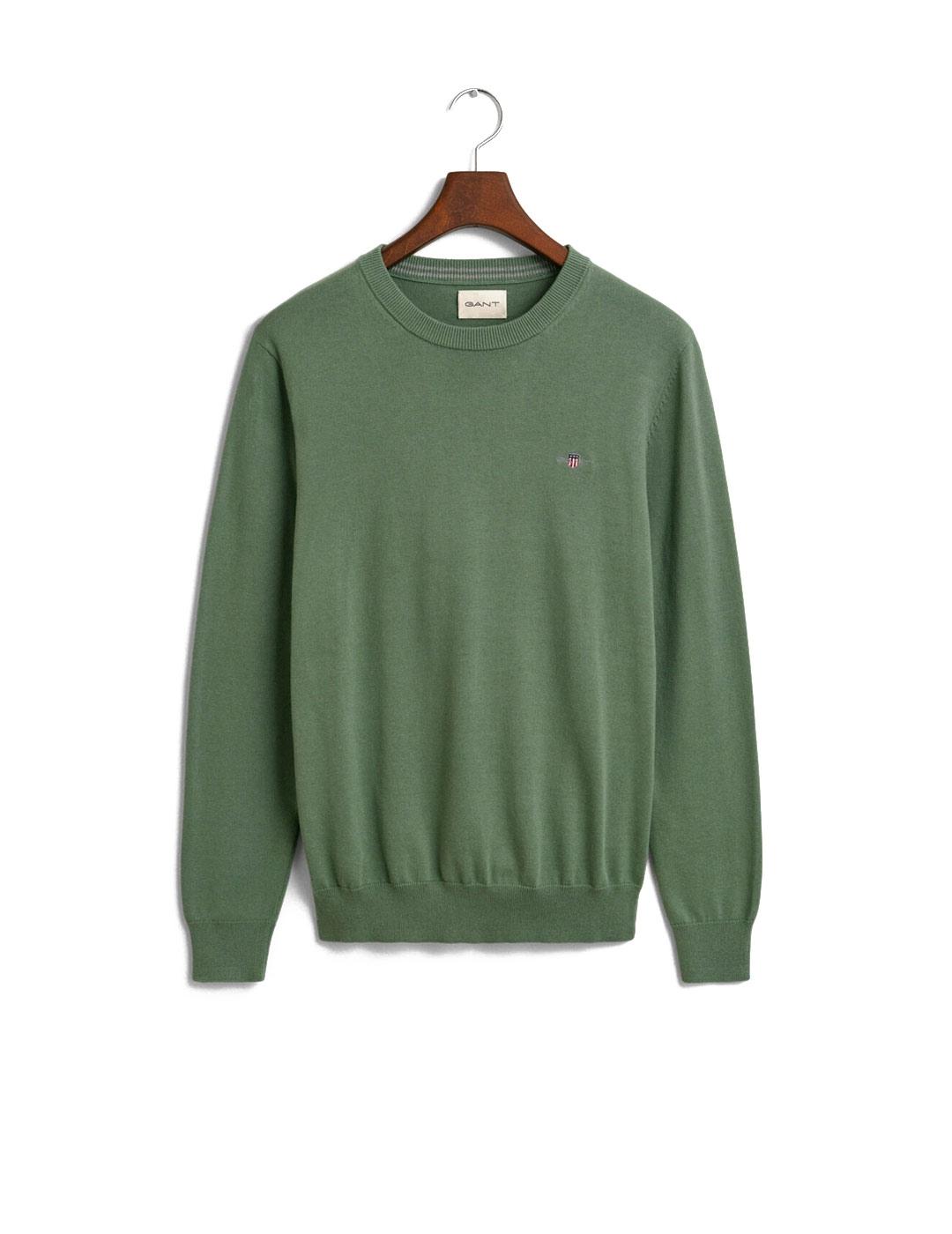 Gant Jersey Hombre Verde