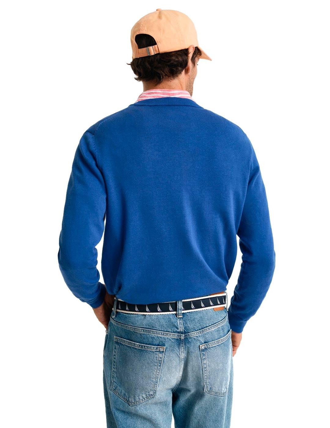 Gant Jersey Hombre Azulón