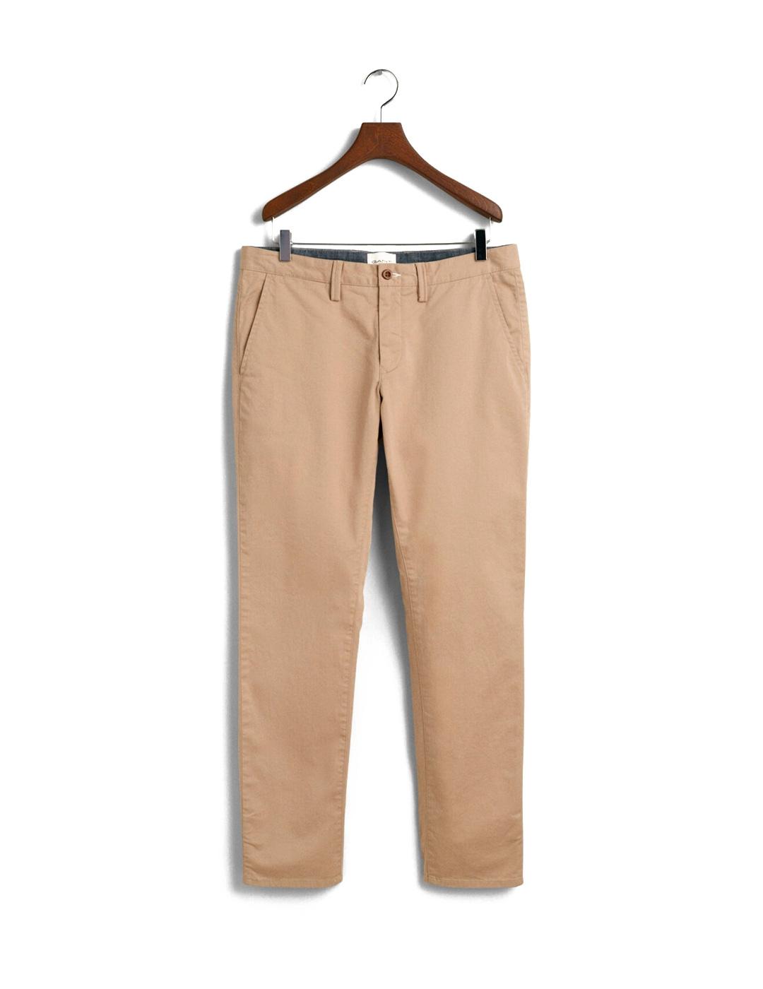 Gant Pantalón Chino Hombre Beige