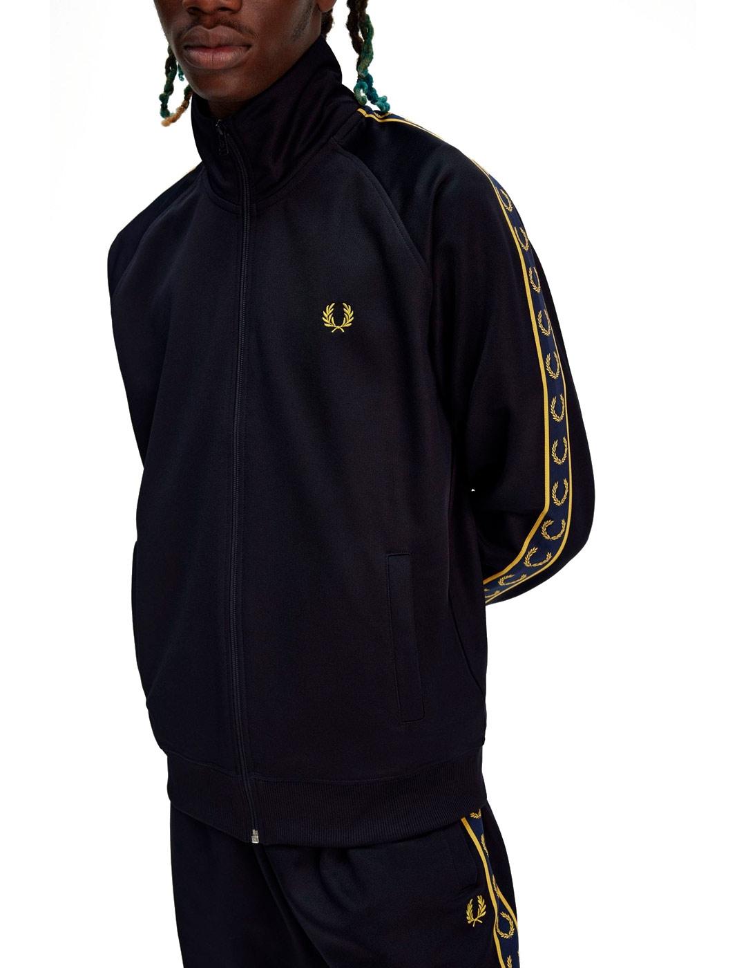 Fred Perry J5557 Chaqueta de Chandal Hombre Cinta Deportiva