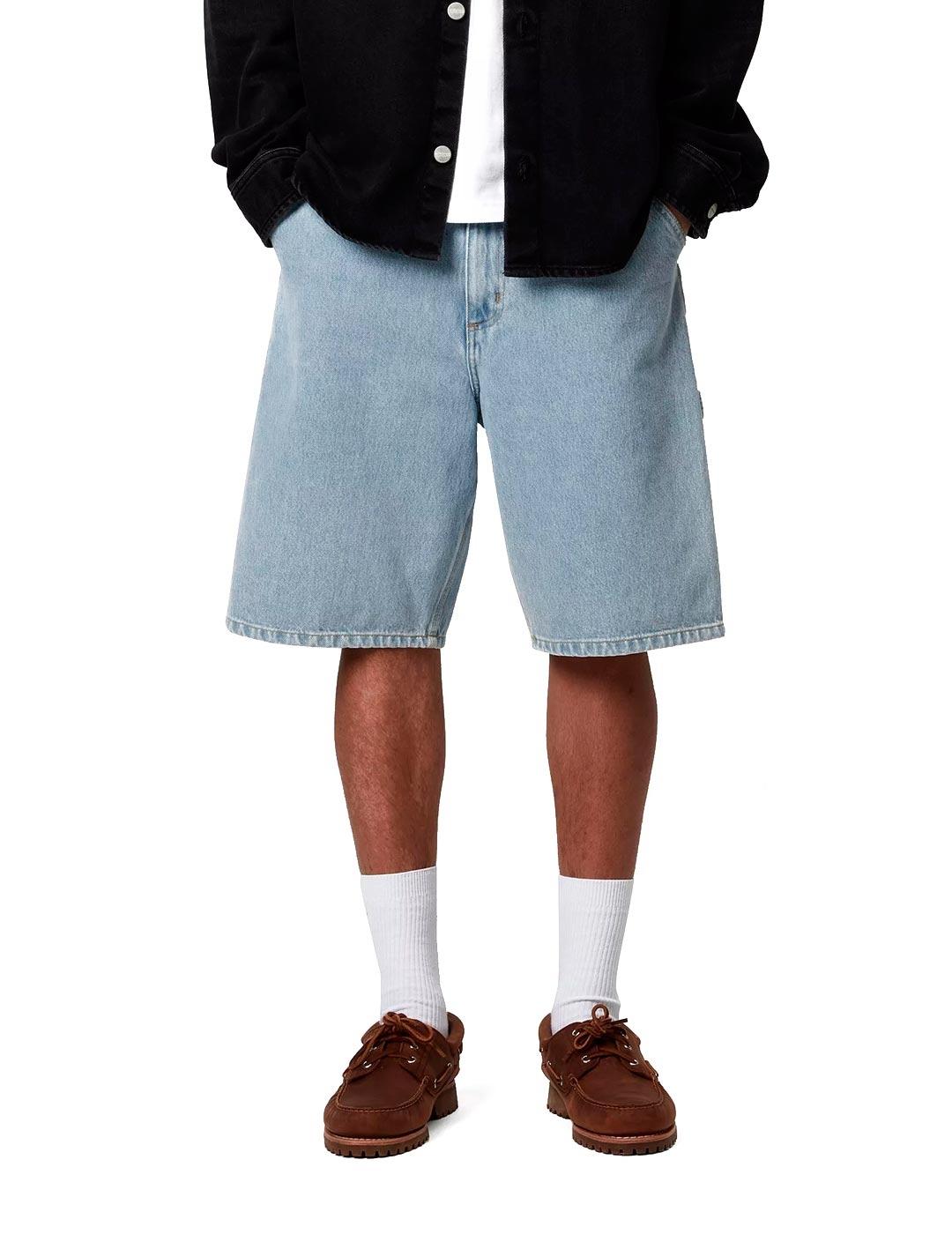 Carhartt Bermuda Hombre Single Knee Short Azul