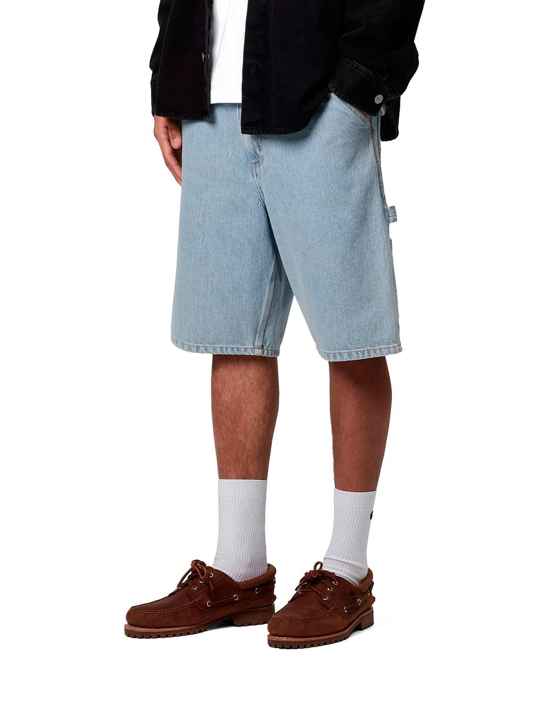 Carhartt Bermuda Hombre Single Knee Short Azul