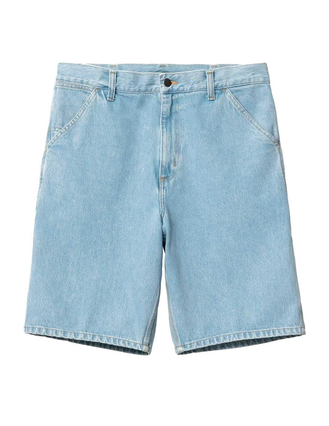 Carhartt Bermuda Hombre Single Knee Short Azul
