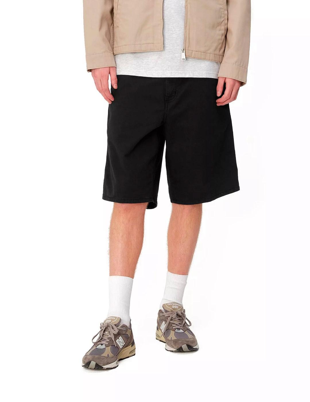 Carhartt Single Knee Short Bermudas Hombre Negras