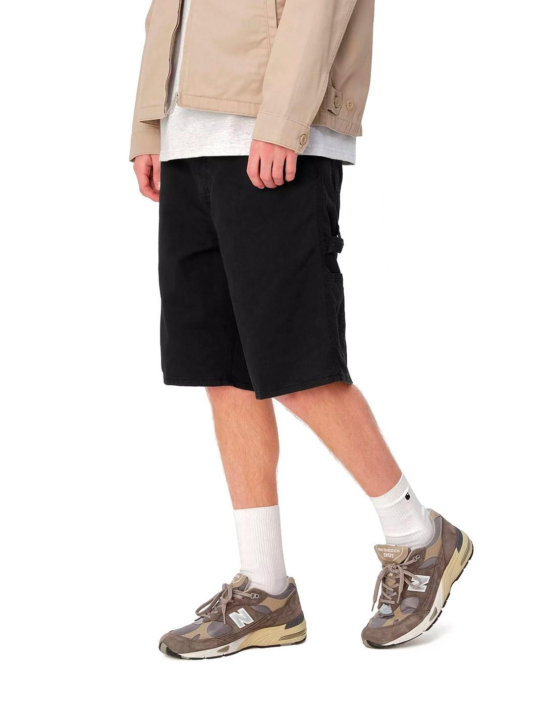 Carhartt Single Knee Short Bermudas Hombre Negras