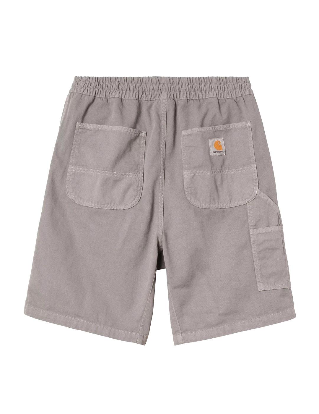 Carhartt Flint Short Bermudas Hombre Gris