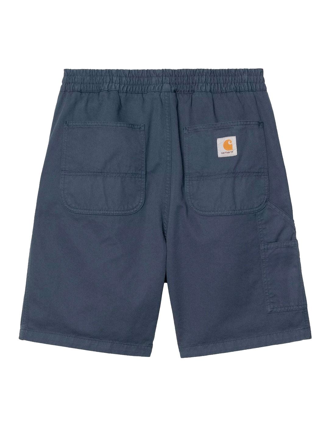Carhartt Flint Short Bermuda Hombre Azul