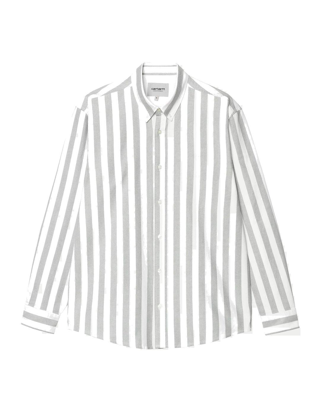 Carhartt  L/S Dillion Camisa Rayas Hombre Verde