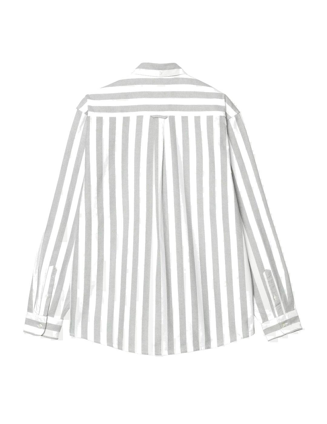 Carhartt  L/S Dillion Camisa Rayas Hombre Verde