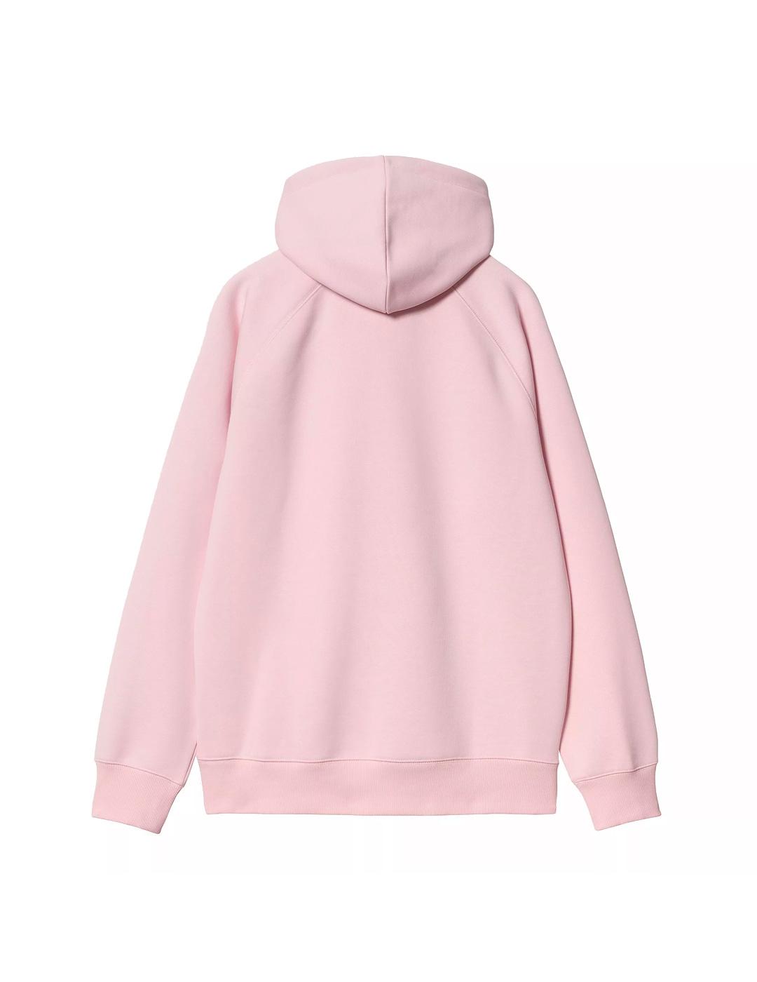 Carhartt Hooded Chase Sweat Sudadera Hombre Rosa