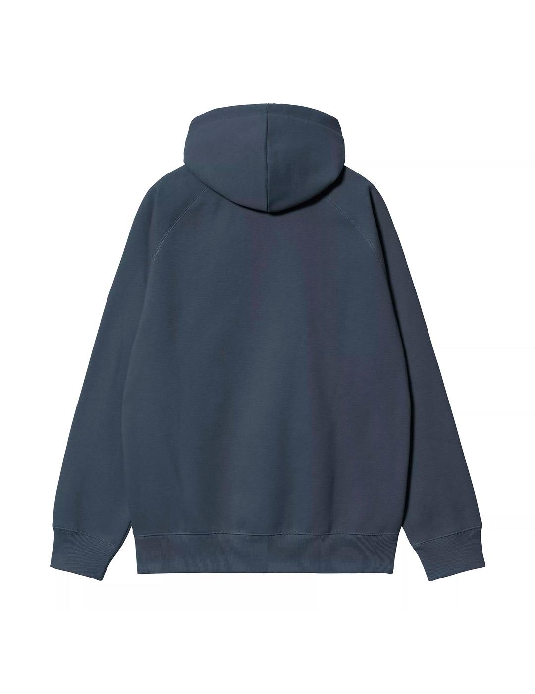Carhartt Hooded Chase Sweat Sudadera Hombre Azul