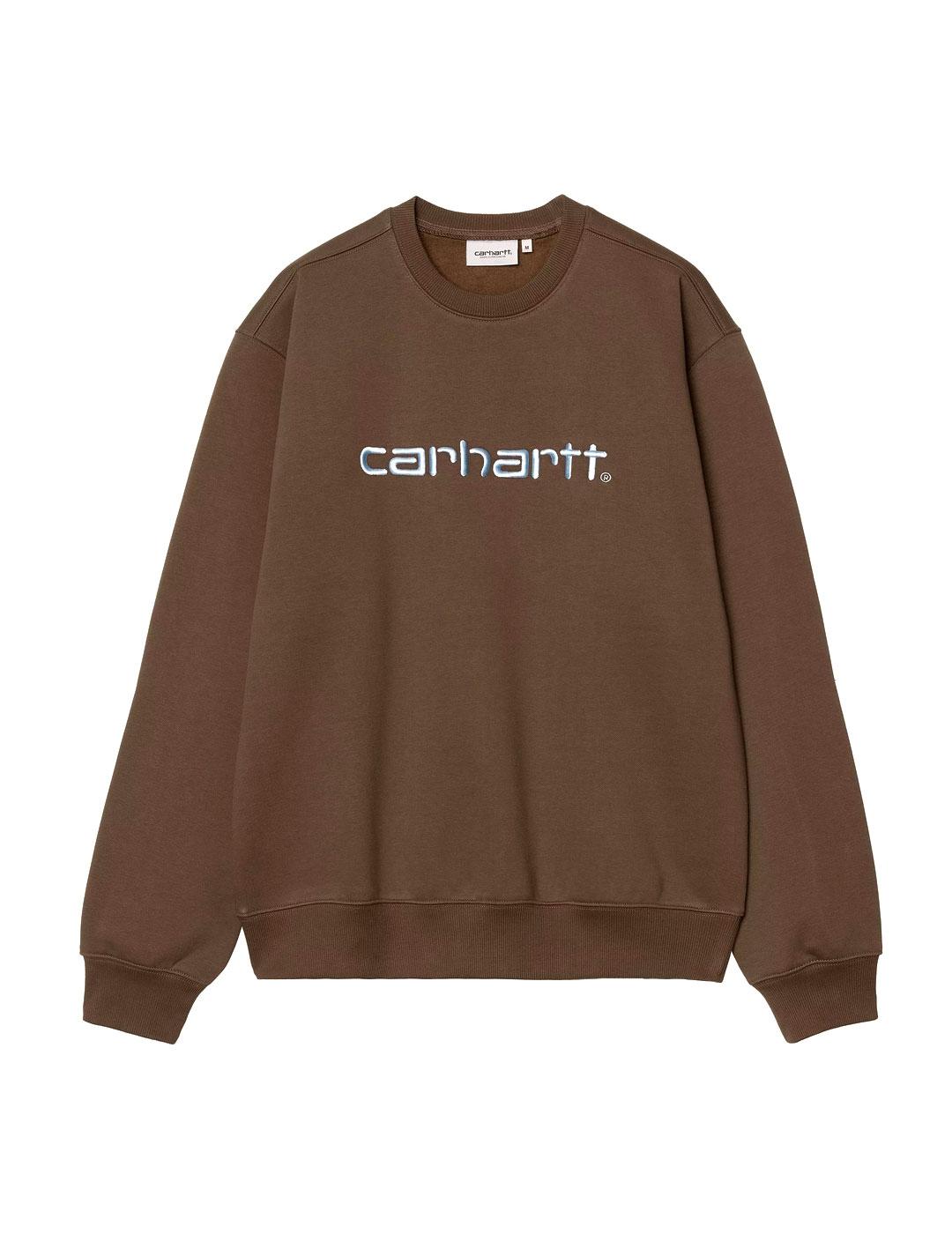 Carhartt Sweat Sudadera Hombre Marrón