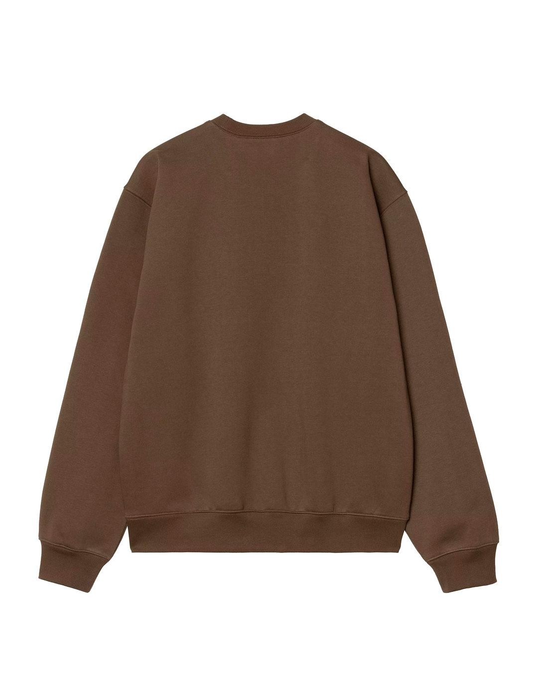 Carhartt Sweat Sudadera Hombre Marrón