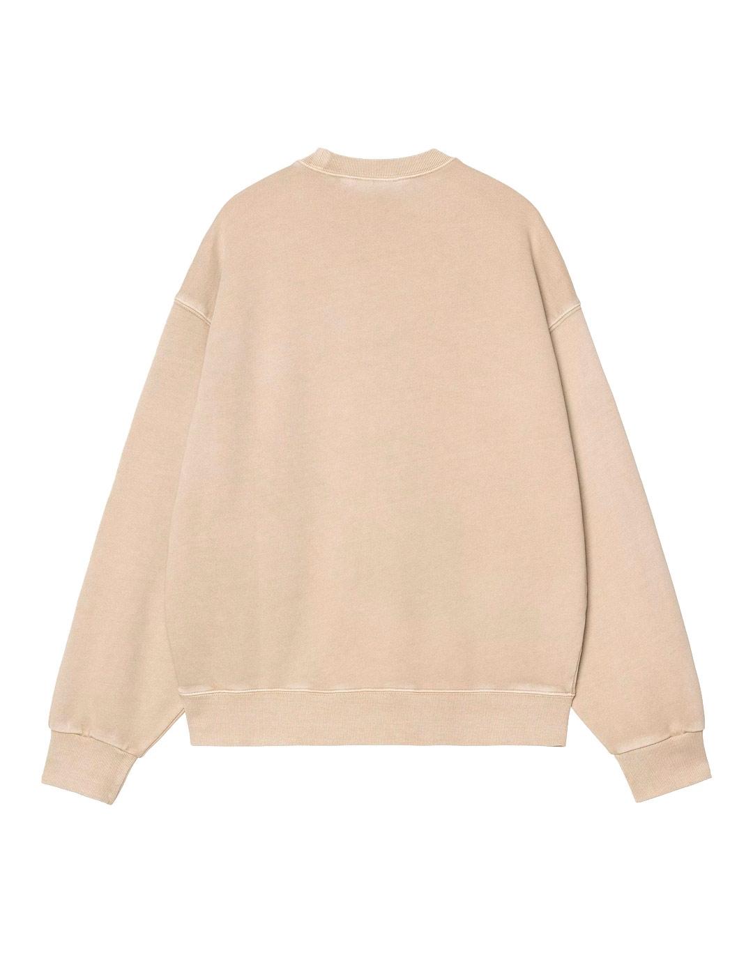  Carhartt Nelson Sweat Sudadera Hombre Beige