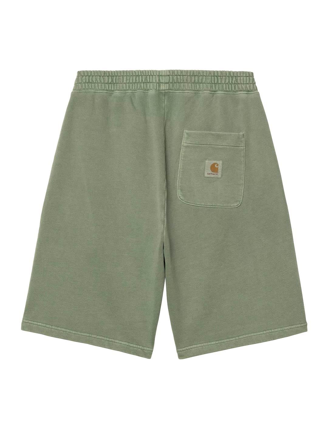 Carhartt Nelson Sweat Bermuda Hombre Verde