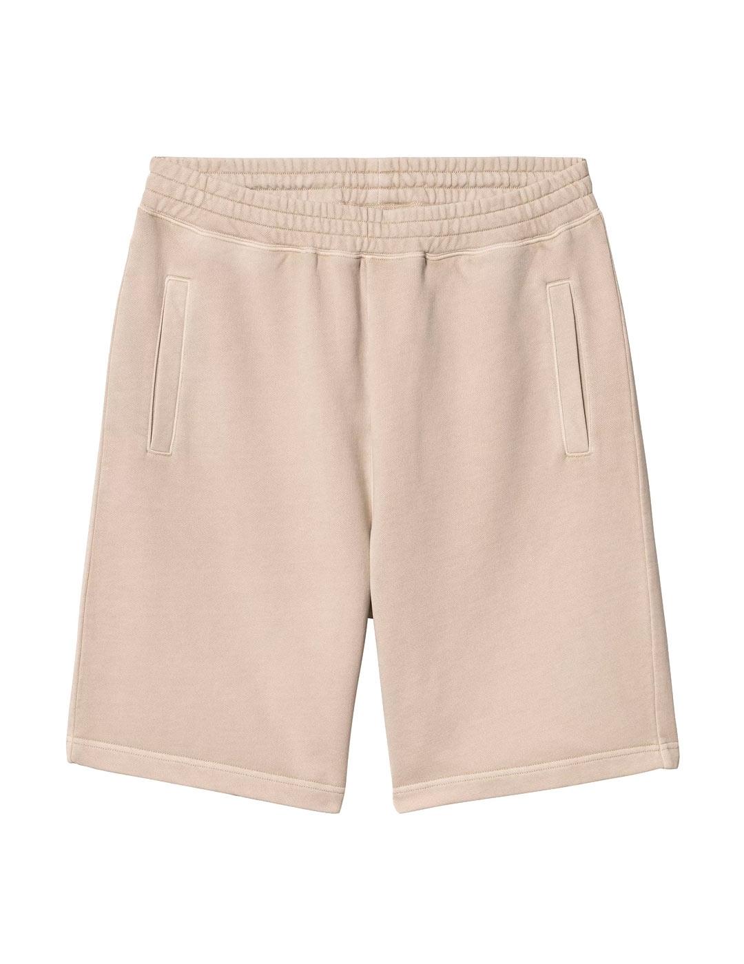 Carhartt Nelson Sweat Bermudas Hombre Beige