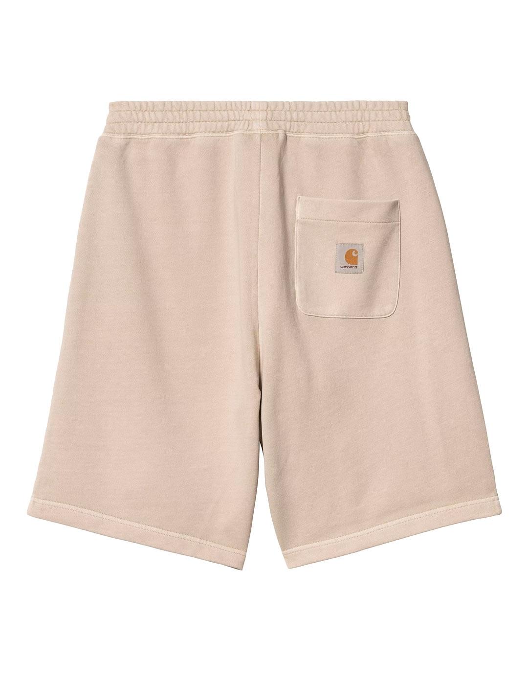 Carhartt Nelson Sweat Bermudas Hombre Beige