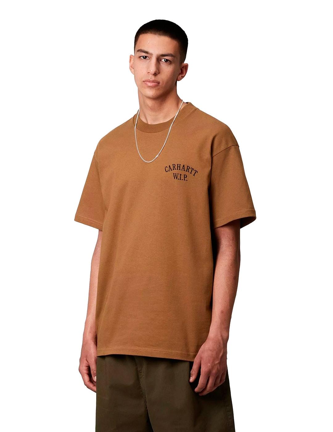 Carhartt  S/S Cabinetry Camiseta Hombre Marrón