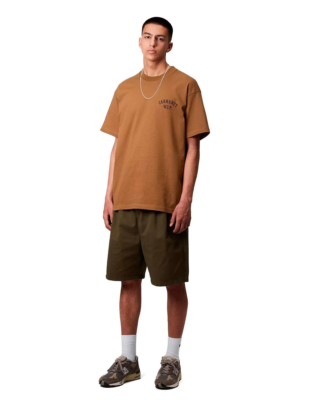 Carhartt  S/S Cabinetry Camiseta Hombre Marrón